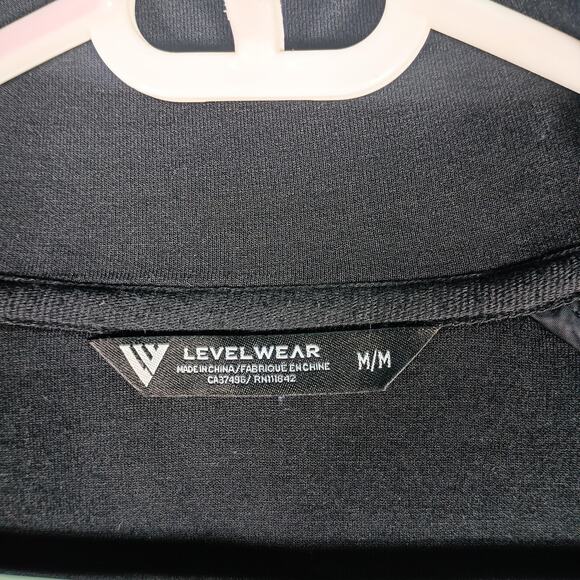 Levelwear Jacket Womens Medium Black Down Insulated Full Zip Athletic Outdoor - Picture 2 of 13